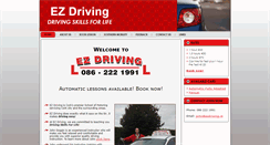 Desktop Screenshot of ezdriving.ie